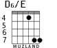 D6/E для гитары - вариант 4