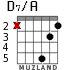 D7/A для гитары - вариант 2