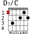 D7/C для гитары - вариант 1