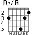 D7/G для гитары - вариант 2