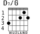 D7/G для гитары