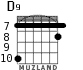 D9 для гитары - вариант 5