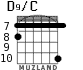D9/C для гитары - вариант 6