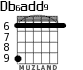 Db6add9 для гитары