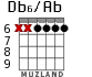 Db6/Ab для гитары - вариант 3