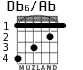 Db6/Ab для гитары - вариант 1