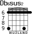 Db6sus2 для гитары - вариант 3