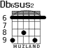 Db6sus2 для гитары - вариант 4