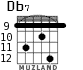 Db7 для гитары - вариант 5