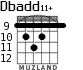 Dbadd11+ для гитары - вариант 6
