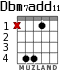 Dbm7add11 для гитары - вариант 1