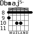 Dbmaj5- для гитары - вариант 4