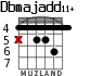 Dbmajadd11+ для гитары - вариант 2