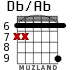 Db/Ab для гитары - вариант 3