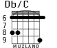 Db/C для гитары - вариант 4