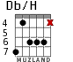 Db/H для гитары - вариант 2