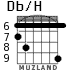 Db/H для гитары - вариант 3