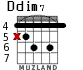 Ddim7 для гитары - вариант 3