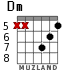 Dm для гитары - вариант 3
