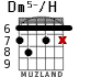 Dm5-/H для гитары - вариант 3