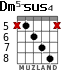 Dm5-sus4 для гитары - вариант 3