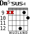 Dm5-sus4 для гитары - вариант 4