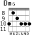 Dm6 для гитары - вариант 7