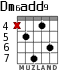Dm6add9 для гитары - вариант 1