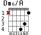 Dm6/A для гитары - вариант 2