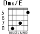 Dm6/E для гитары - вариант 5