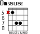 Dm6sus2 для гитары - вариант 3