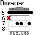 Dm6sus2 для гитары - вариант 4