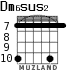 Dm6sus2 для гитары - вариант 5