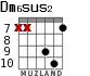 Dm6sus2 для гитары - вариант 6