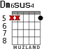Dm6sus4 для гитары - вариант 2