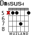 Dm6sus4 для гитары - вариант 3