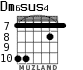 Dm6sus4 для гитары - вариант 6