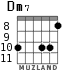 Dm7 для гитары - вариант 7