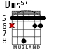 Dm75+ для гитары - вариант 3