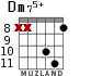 Dm75+ для гитары - вариант 7