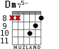 Dm75- для гитары - вариант 4