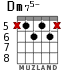Dm75- для гитары - вариант 5