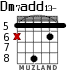 Dm7add13- для гитары - вариант 2
