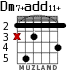 Dm7+add11+ для гитары - вариант 2
