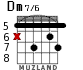 Dm7/6 для гитары - вариант 1
