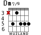 Dm7/9 для гитары - вариант 2
