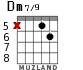 Dm7/9 для гитары - вариант 3