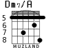 Dm7/A для гитары - вариант 4