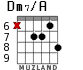 Dm7/A для гитары - вариант 7