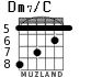 Dm7/C для гитары - вариант 6